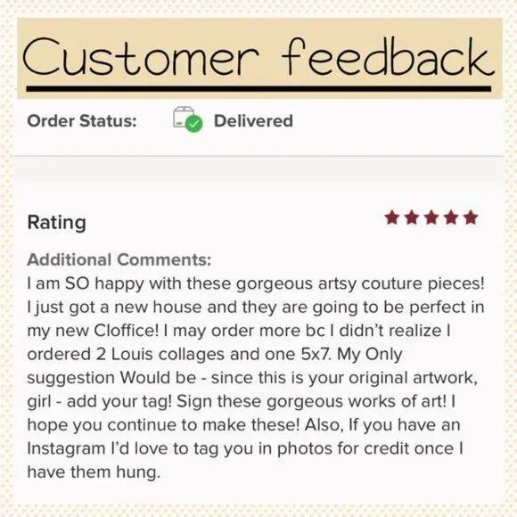 High Fashion Handmade 8x10 Fashion Collage - Picture 10 of 12